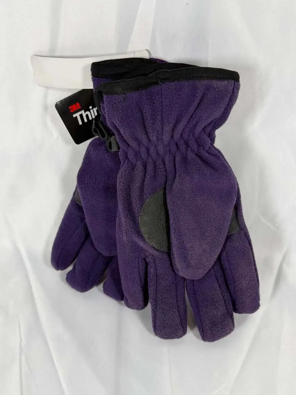Ladies Microfleece Gloves 3M Thinsulate Insulation Purple Size S/M New